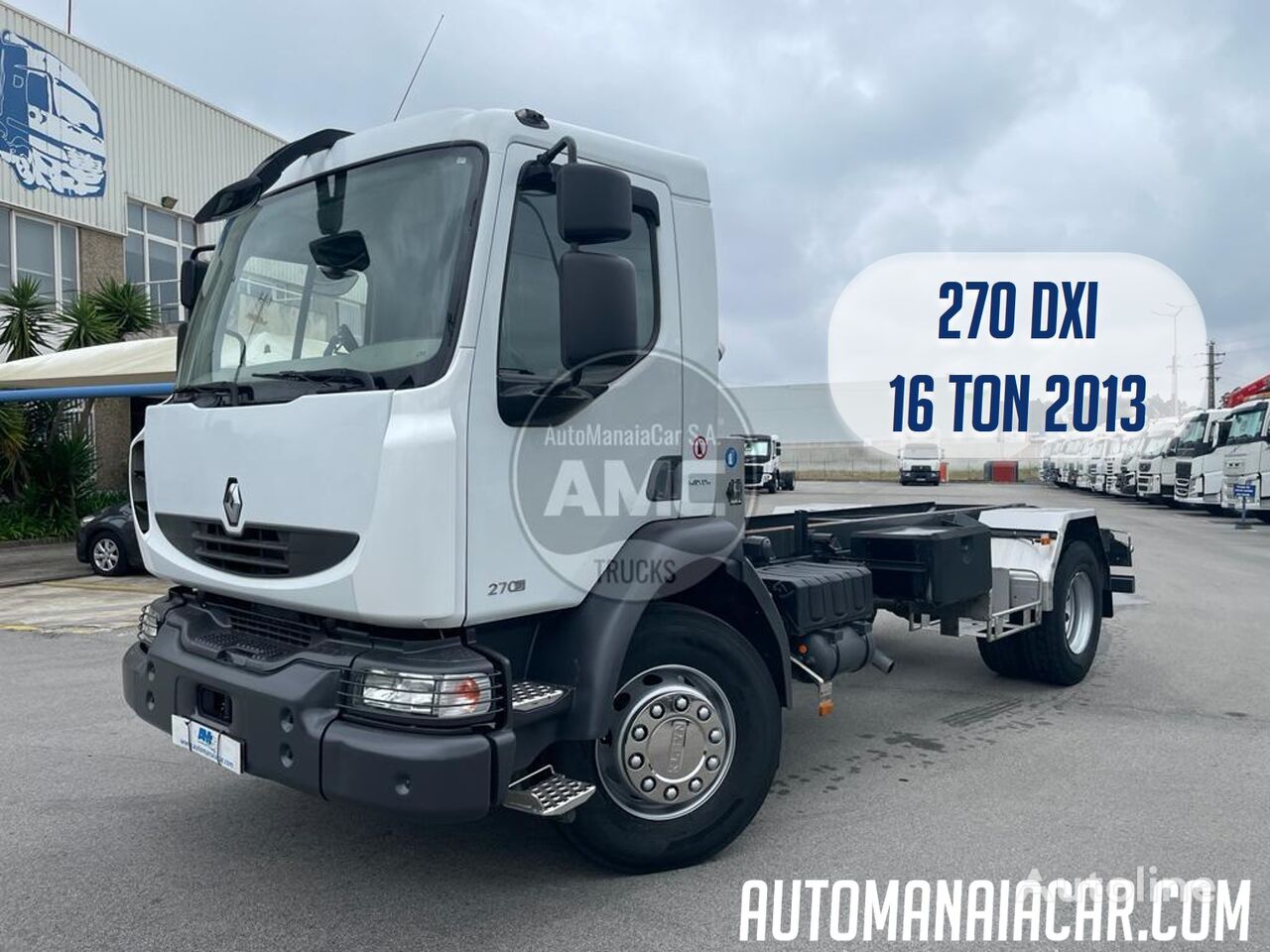 грузовик шасси Renault MIDLUM 270 DXI EURO5 4X2 16TON – COM OPÇÃO DE BÁSCULA