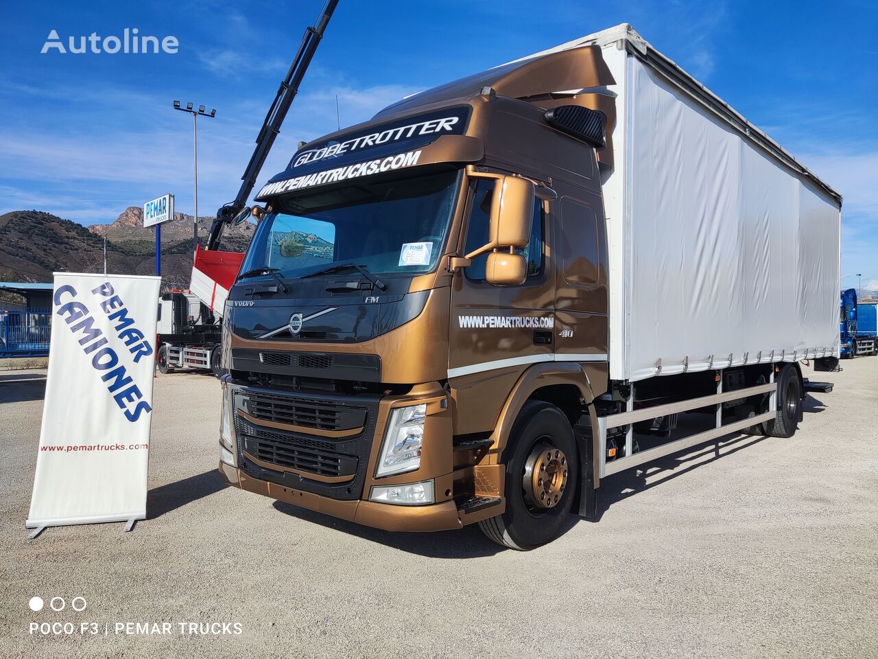 грузовик штора Volvo FM 410 TAUTLINER 18T 4X2 EURO 6