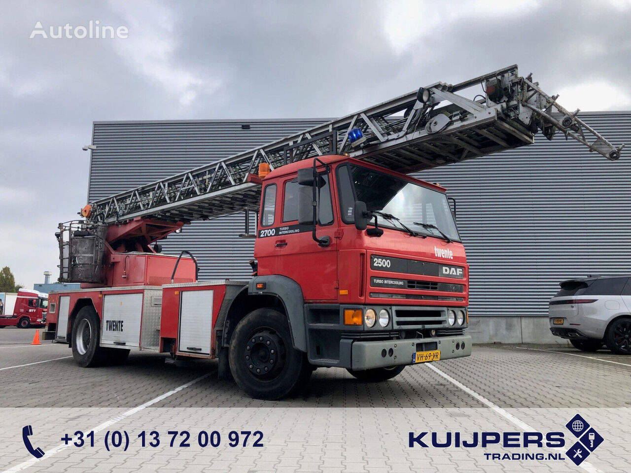 Купить пожарный подъемник DAF Ladder 30 mtr + Korf Нидерланды Tilburg,  KD37983