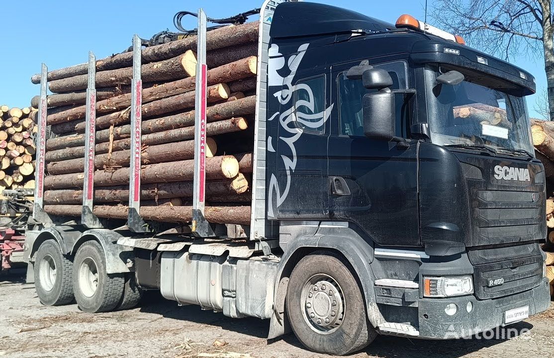 лесовоз Scania R450
