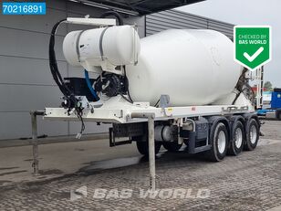 полуприцеп бетоносмеситель De Buf BM12-39-3 3 axles 2x Lenk Achse 12m3 Beton Mixer Hydraulik Concr