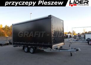 новый прицеп штора LIDER lider-trailers LT-014 spedycyjna przyczepa ciężarowa , firana je