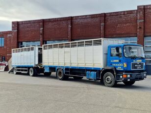 скотовоз MAN 19.372 4x2 Livestock Guiton - Truck + Trailer - Manual gearbox -