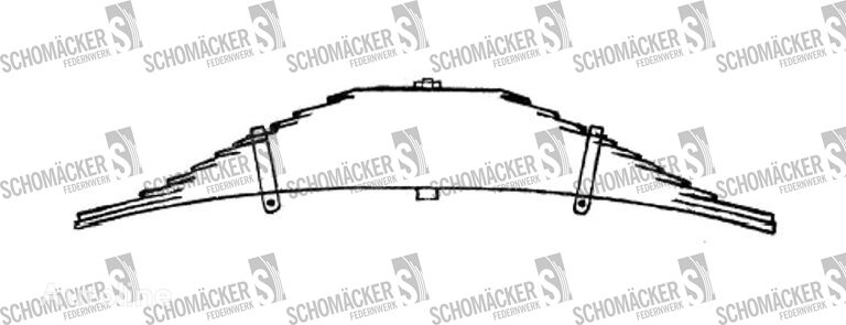 листовая рессора Scania Schomäcker 90093000 |O.E. 247749 247749 для грузовика